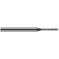 Harvey Tool - 3/32", 0.67" LOC, 1/8" Shank Diam, 2-1/2" OAL, 3 Flute Solid Carbide Square End Mill - Exact Tool & Supply