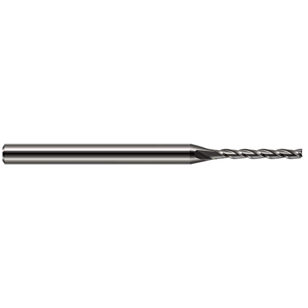 Harvey Tool - 1.9mm, 1/2" LOC, 1/8" Shank Diam, 2-1/2" OAL, 3 Flute Solid Carbide Square End Mill - Exact Tool & Supply
