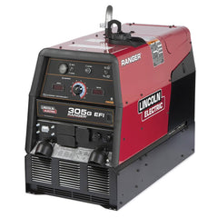 Lincoln Electric - Portable Welder/Generators; Duty Cycle: 305A DC CC/29V/100%; 300A DC CV/29V/100% ; Process: Stick, TIG, MIG, Flux Cored, Gouging ; Input Current: DC ; Output Current: DC ; Maximum Output Voltage: 230 ; Phase: Single Phase - Exact Tool & Supply