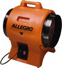 Allegro - 12" Inlet, Electric AC Axial Blower - 1 hp, 2,180 CFM (Free Air), 230 Max Voltage Rating - Exact Tool & Supply