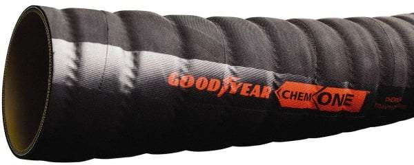 Continental ContiTech - 2" ID x 2.4" OD, 100' OAL, Chemical Handling Hose - 200 Max Working psi, -40 to 250°F, 5" Bend Radius, Black - Exact Tool & Supply