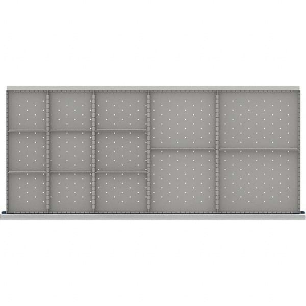 LISTA - 13-Compartment Drawer Divider Layout for 3.15" High Drawers - Exact Tool & Supply