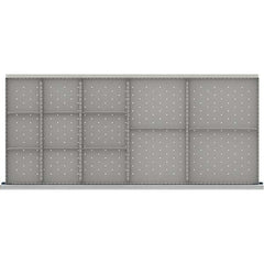 LISTA - 13-Compartment Drawer Divider Layout for 3.15" High Drawers - Exact Tool & Supply