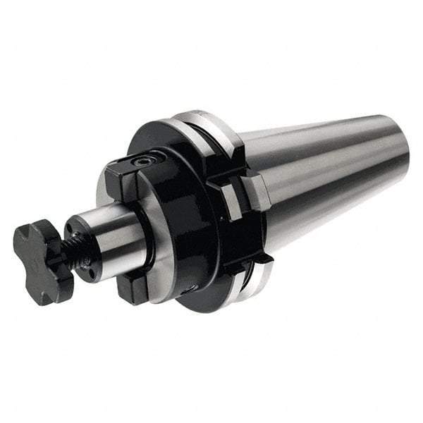 Iscar - DIN69871-50 Taper Shank 22mm Pilot Diam Shell Mill Holder - 300mm Flange to Nose End Projection, 61mm Nose Diam, Through-Spindle & DIN Flange Coolant - Exact Tool & Supply