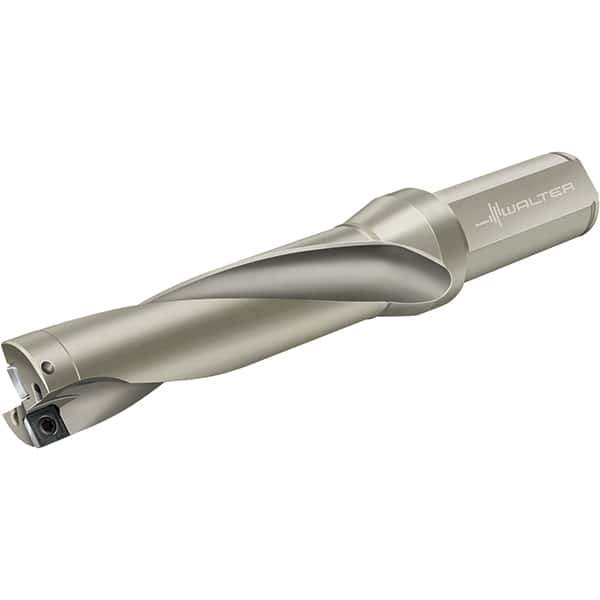 Walter - 204mm Max Drill Depth, 4xD, 51mm Diam, Indexable Insert Drill - 2 Inserts, 40mm Shank Diam, Flange Shank - Exact Tool & Supply