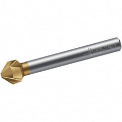 Walter-Titex - 10mm Head Diam, 6mm Shank Diam, 3 Flute 90° High Speed Steel Countersink - Exact Tool & Supply