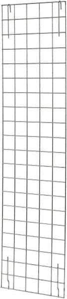 Quantum Storage - 22" Wide, Open Shelving Accessory/Component - Chrome, Chrome Finish, 62" Long, Use with Wire Shelving Units - Exact Tool & Supply