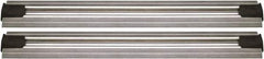 Quantum Storage - 2-1/2" Wide, Open Shelving Accessory/Component - Aluminum, Anodized Aluminum Finish, 108" Long, Use with Wire Shelving Units - Exact Tool & Supply