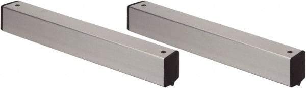 Quantum Storage - 2" Wide, Open Shelving Accessory/Component - Aluminum, Anodized Aluminum Finish, 24" Long, Use with Wire Shelving Units - Exact Tool & Supply