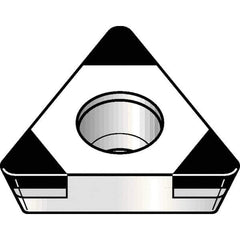 Kennametal - TPGW32.51 MT Grade KBH20 PCBN Turning Insert - Nano-Composite Finish, 60° Triangle, 3/8" Inscr Circle, 5/32" Thick, 1/64" Corner Radius - Exact Tool & Supply