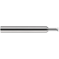 Harvey Tool - 1/2" Diam 90° 0.088" Chamfer 6-Flute Solid Carbide Back Chamfer - Exact Tool & Supply