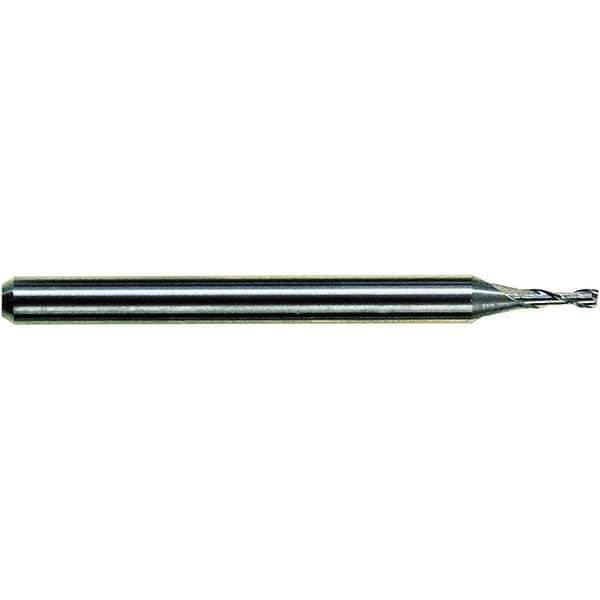 M.A. Ford - 2mm, 9mm LOC, 3mm Shank Diam, 38mm OAL, 2 Flute, Solid Carbide Square End Mill - Single End, Uncoated, 30° Helix, Centercutting, Right Hand Cut, Right Hand Flute, Series 121 - Exact Tool & Supply