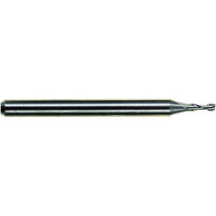 M.A. Ford - 7/64", 3/8" LOC, 1/8" Shank Diam, 1-1/2" OAL, 2 Flute, Solid Carbide Square End Mill - Single End, ALtima Finish, Spiral Flute, 30° Helix, Centercutting, Right Hand Cut, Right Hand Flute - Exact Tool & Supply