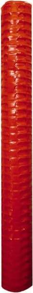 Tenax - 100' Long x 4' High, Orange Temporary Warning Barrier Fence - 1-3/4" x 1-3/4" Mesh - Exact Tool & Supply