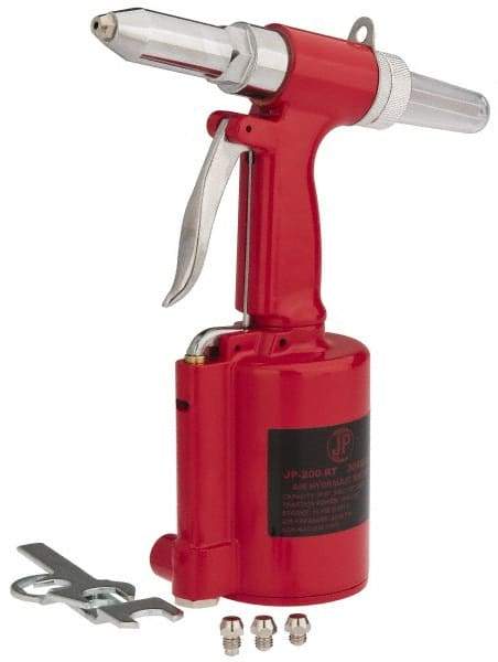 PRO-SOURCE - 3/32, 1/8, 5/32 & 3/16" Capacity, Air Riveter - 4 CFM, 14mm Long Stroke, 1/4 NPT Inlet - Exact Tool & Supply