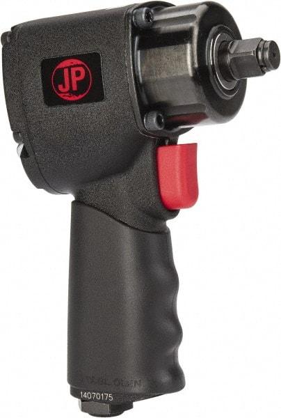 PRO-SOURCE - 1/2" Drive, 10,000 RPM, 500 Ft/Lb Torque Impact Wrench - Angled Handle, 4.7 CFM, 90 psi, 1/4" NPT Inlet - Exact Tool & Supply