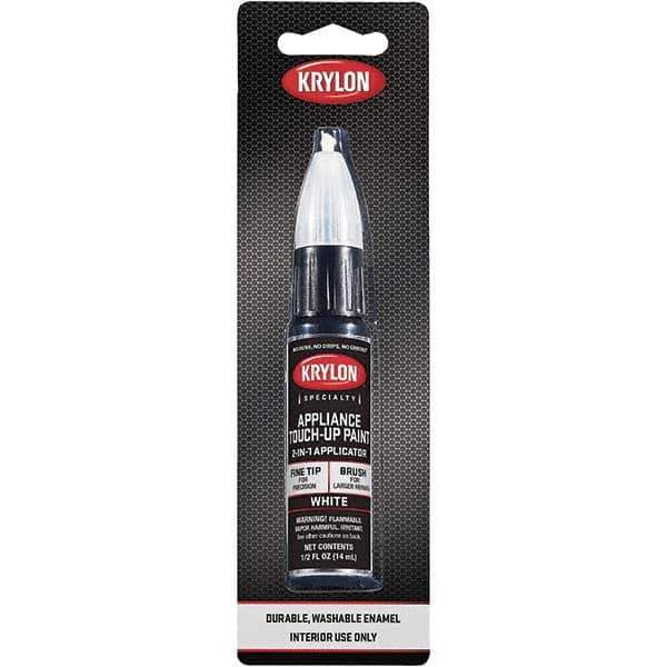 Krylon - 2 oz White Gloss Finish Paint Pen - Pen, Direct to Metal, 666 gL VOC Compliance - Exact Tool & Supply