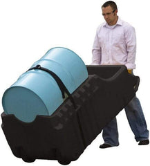 Justrite - Mobile Spill Containment Type: Poly Drum Caddy Number of Drums: 1 - Exact Tool & Supply