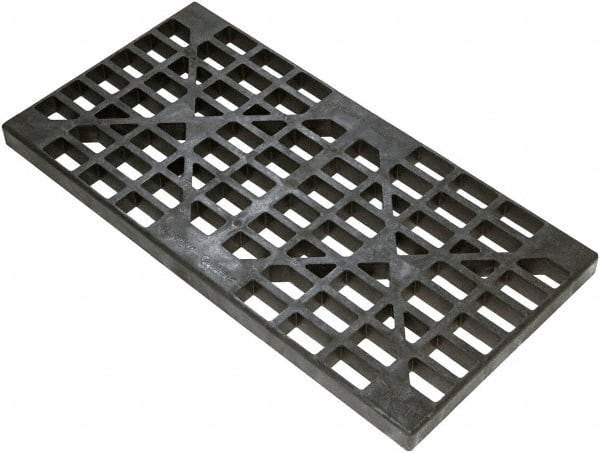 Justrite - 4' Long x 2' Wide x 2-1/2" High, Spill Containment Pallet Grate - Compatible with Justrite Pallets & Accumulations Centers - Exact Tool & Supply