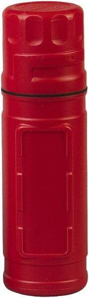 Justrite - 1 Piece Red Document Holders-Certificate/Document - 12-1/2" High x 3.73" Wide - Exact Tool & Supply
