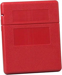 Justrite - 1 Piece Red Document Holders-Certificate/Document - 12-1/2" High x 10-1/4" Wide - Exact Tool & Supply