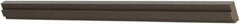 CarveSmart - 3/4" Wide x 2" High x 3/4" Thick, Flat/No Step Vise Jaw - Soft, Steel, Fixed Jaw, Compatible with 6" Vises - Exact Tool & Supply