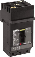 Square D - 60 Amp, 600 VAC, 3 Pole, Plug In Molded Case Circuit Breaker - Thermal Magnetic Trip, Multiple Breaking Capacity Ratings, 14-3/0 AWG - Exact Tool & Supply
