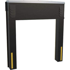 Vestil - 8' Door Width x 10' Door Height Polyester Dock Seal & Shelter Combination - Black - Exact Tool & Supply