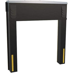 Vestil - 8' Door Width x 10' Door Height Polyester Dock Seal & Shelter Combination - Black - Exact Tool & Supply