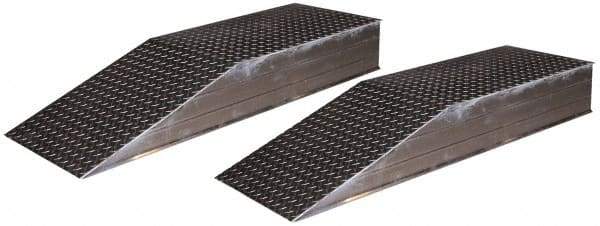 Vestil - 72" Long x 24" Wide x 12" High, Aluminum Truck Wheel Riser - 24,000 Lb Load Limit - Exact Tool & Supply