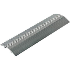 Vestil - 7" Long x 24" Wide x 1-1/8" High, Aluminum Hose & Cable Ramp - 2-1/2 Inch Long x 3/4 Inch High Hose and Cable Cavity - Exact Tool & Supply