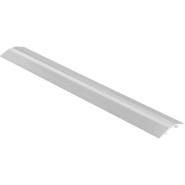 Vestil - 48" Long x 7" Wide x 1-1/8" High, Aluminum Hose & Cable Ramp - 2-1/2 Inch Long x 3/4 Inch High Hose and Cable Cavity - Exact Tool & Supply