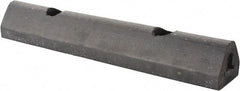 Vestil - 12 Inch Long x 2 Inch Wide x 1-3/4 Inch High Extruded Half-Oval Fender Bumper - 12 Inch Long x 2 Inch Wide x 1-3/4 Inch High Extruded Half-Oval Fender Bumper - Exact Tool & Supply