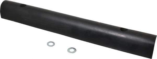 Vestil - 18 Inch Long x 2 Inch Wide x 1-3/4 Inch High Extruded Half-Oval Fender Bumper - 18 Inch Long x 2 Inch Wide x 1-3/4 Inch High Extruded Half-Oval Fender Bumper - Exact Tool & Supply