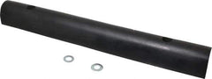 Vestil - 18 Inch Long x 2 Inch Wide x 1-3/4 Inch High Extruded Half-Oval Fender Bumper - 18 Inch Long x 2 Inch Wide x 1-3/4 Inch High Extruded Half-Oval Fender Bumper - Exact Tool & Supply
