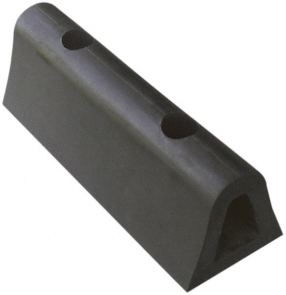 Vestil - Synthetic Rubber Extruded Half-Oval Fender Bumper - Exact Tool & Supply
