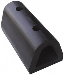 Vestil - 12 Inch Long x 6 Inch Wide x 6 Inch High Extruded Half-Oval Fender Bumper - 12 Inch Long x 6 Inch Wide x 6 Inch High Extruded Half-Oval Fender Bumper - Exact Tool & Supply