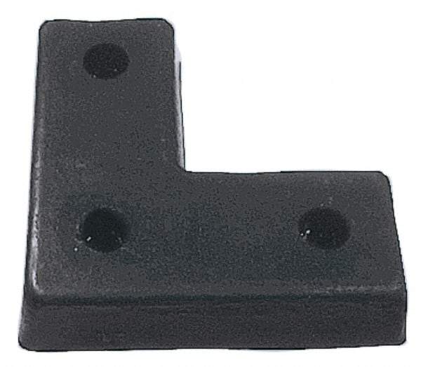 Vestil - 18 Inch Wide x 18 Inch High x 4 Inch Projection Molded Rubber Bumper - 18 Inch Wide x 18 Inch High x 4 Inch Projection Molded Rubber Bumper - Exact Tool & Supply