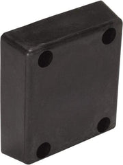 Vestil - 13 Inch Wide x 12 Inch High x 4 Inch Projection Molded Rubber Bumper - 13 Inch Wide x 12 Inch High x 4 Inch Projection Molded Rubber Bumper - Exact Tool & Supply