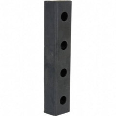 Vestil - 20 Inch Long x 4-1/2 Inch Wide x 3 Inch Projection Molded Rubber Bumper - 20 Inch Long x 4-1/2 Inch Wide x 3 Inch Projection Molded Rubber Bumper - Exact Tool & Supply