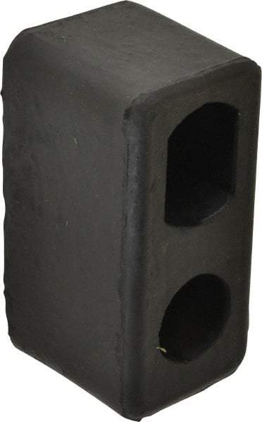 Vestil - 6 Inch Long x 3 Inch Wide x 3-1/2 Inch High Dock Bumper - 6 Inch Long x 3 Inch Wide x 3-1/2 Inch High Dock Bumper - Exact Tool & Supply