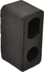 Vestil - 6 Inch Long x 3 Inch Wide x 3-1/2 Inch High Dock Bumper - 6 Inch Long x 3 Inch Wide x 3-1/2 Inch High Dock Bumper - Exact Tool & Supply