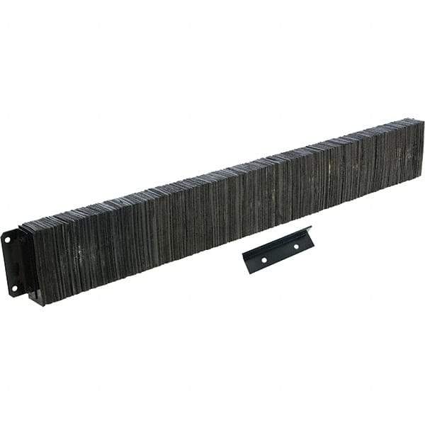 Vestil - 96 Inch Wide x 12 Inch High x 4 Inch Projection Laminated Dock Bumper - 96 Inch Wide x 12 Inch High x 4 Inch Projection Laminated Dock Bumper - Exact Tool & Supply