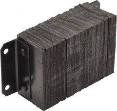 Vestil - 18 Inch Wide x 10 Inch High x 6 Inch Projection Laminated Dock Bumper - 18 Inch Wide x 10 Inch High x 6 Inch Projection Laminated Dock Bumper - Exact Tool & Supply