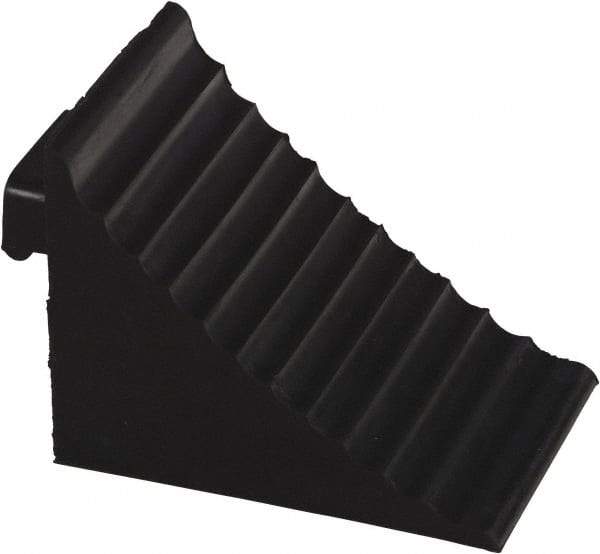 Vestil - 7-1/4" Wide x 7-1/2" High x 11" Deep, Rubber Wheel Chock - Exact Tool & Supply