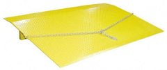 Vestil - 5,500 Lb Steel Dock Plate - 60" Long x 60" Wide x 9" High - Exact Tool & Supply