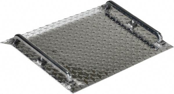 Vestil - 500 Lb Aluminum Dock Plate - 18" Long x 30" Wide x 9" High - Exact Tool & Supply