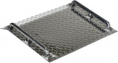 Vestil - 500 Lb Aluminum Dock Plate - 18" Long x 30" Wide x 9" High - Exact Tool & Supply