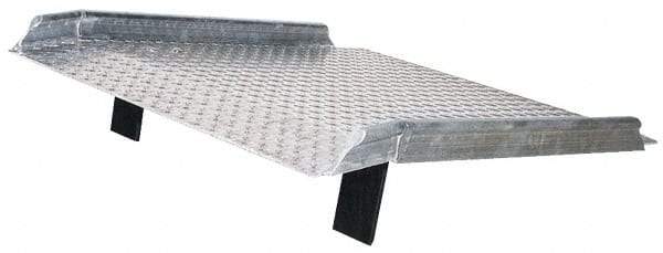 Vestil - 800 Lb Aluminum Dock Board - 36" Long x 30" Wide x 5" High - Exact Tool & Supply