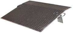 Vestil - 3,000 Lb Aluminum Dock Plate - 30" Long x 36" Wide x 4" High - Exact Tool & Supply